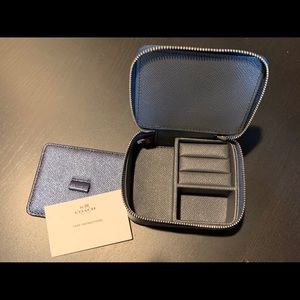 Coach travel jewelry case